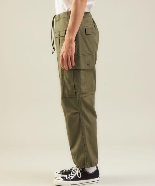green label relaxing（グリーンレーベルリラクシング）の「＜GLR/ lab＞ジャングルファティーグ カーゴパンツ（カーゴパンツ・メンズ・ブラック/オリーブ・S/M/L/XL）」の9枚目の写真