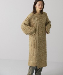 KBF | MIXカラーイレヘムニットワンピース(ワンピース)