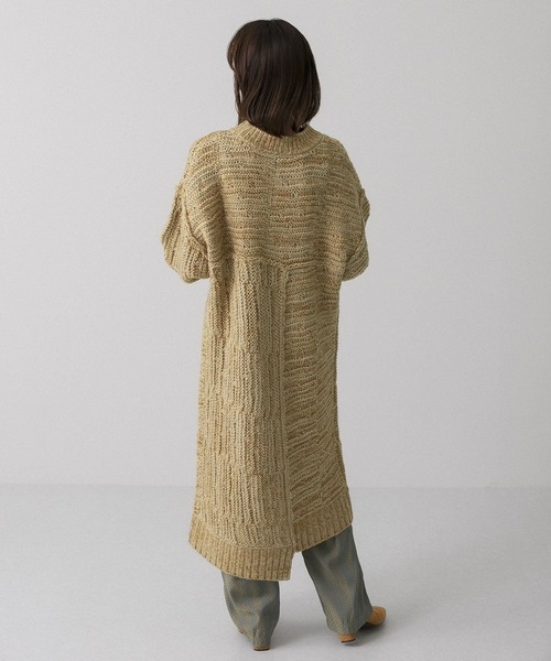 KBF(ケイビーエフ)の「MIXカラーイレヘムニットワンピース(ワンピース・レディース・ベージュ系その他/グリーン系その他/グレー系その他・ONE)」の10枚目の写真
