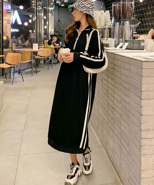 ハーフzipルーズスウェットワンピース Zozotown限定 ワンピース Mejane ミージェーン のファッション通販 Zozotown