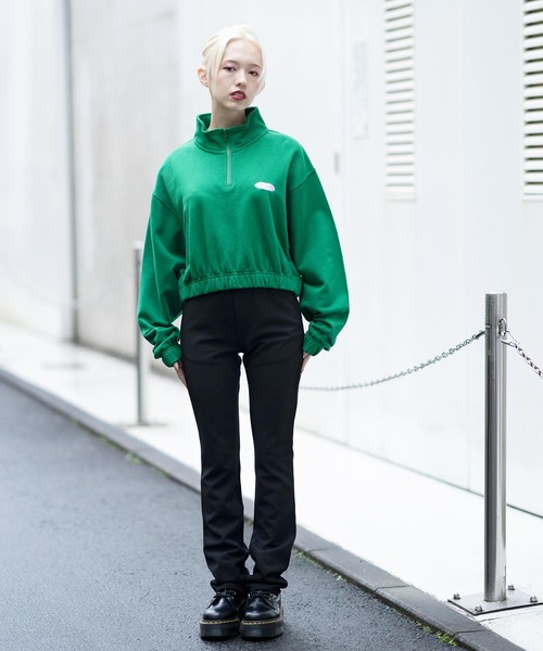 X-girl（エックスガール）の「MULTI PATTERN EASY SLIM STRAIGHT PANTS（その他パンツ・レディース・ホワイト/ブラック/ベージュ・S/M/XS）」の20枚目の写真