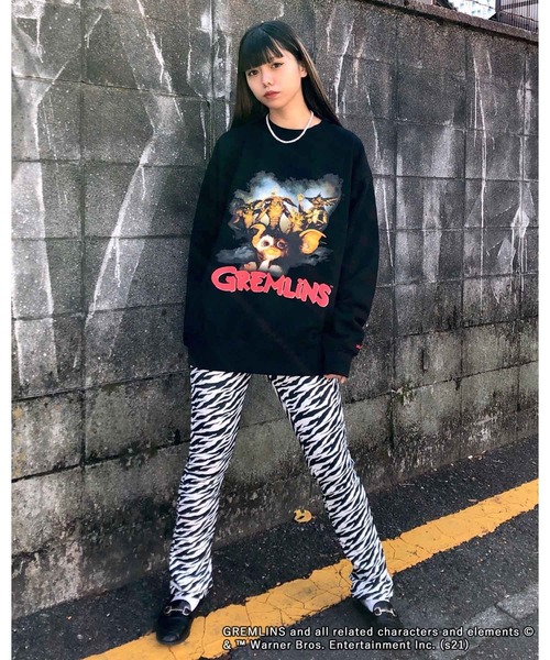 X-girl（エックスガール）の「MULTI PATTERN EASY SLIM STRAIGHT PANTS（その他パンツ・レディース・ホワイト/ブラック/ベージュ・S/M/XS）」の15枚目の写真