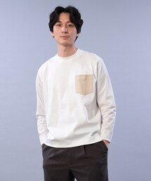 TAKEO KIKUCHI | ストライプ コンビネーション カットソー(Tシャツ/カットソー)