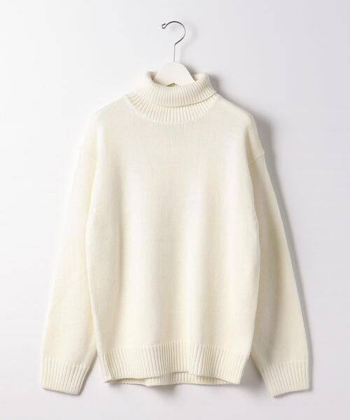 green label relaxing（グリーンレーベルリラクシング）の「スペインウールポリエステル リンクス タートルネック ニット -ウォッシャブル-（ニット/セーター・メンズ・オフホワイト/ブラック/ワインレッド・S/L/M/XL）」の16枚目の写真