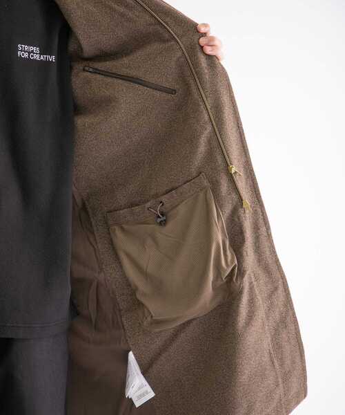 DAIWA PIER39（ダイワピア39）の「DAIWA PIER39　GORETEX TWEED DUFFLE COAT（ダッフルコート・メンズ・ベージュ/ブラウン・SMALL/MEDIUM/LARGE）」の18枚目の写真