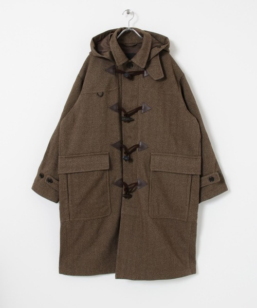 DAIWA PIER39（ダイワピア39）の「DAIWA PIER39　GORETEX TWEED DUFFLE COAT（ダッフルコート・メンズ・ベージュ/ブラウン・SMALL/MEDIUM/LARGE）」の20枚目の写真