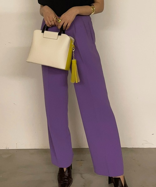 AIC.（エーアイシー）の「【再入荷】タッセル付きショルダーミニバッグ（ショルダーバッグ・レディース・ブラック/オフホワイト/ピンク/ブルー・FREE）」の9枚目の写真