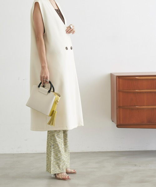 AIC.（エーアイシー）の「【再入荷】タッセル付きショルダーミニバッグ（ショルダーバッグ・レディース・ブラック/オフホワイト/ピンク/ブルー・FREE）」の12枚目の写真