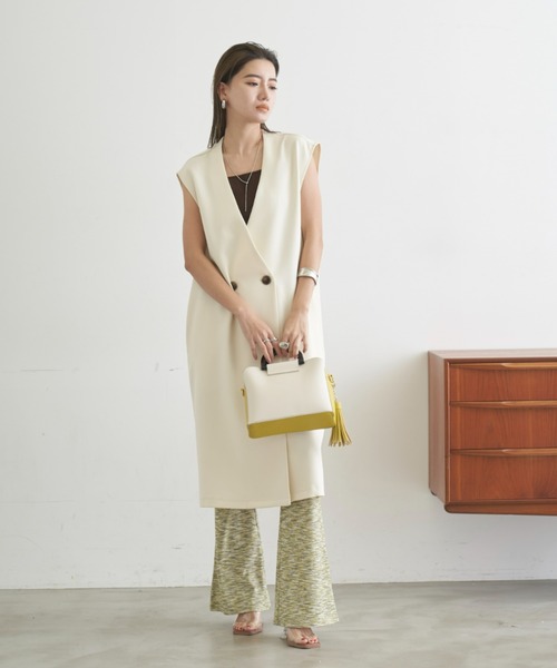 AIC.（エーアイシー）の「【再入荷】タッセル付きショルダーミニバッグ（ショルダーバッグ・レディース・ブラック/オフホワイト/ピンク/ブルー・FREE）」の13枚目の写真