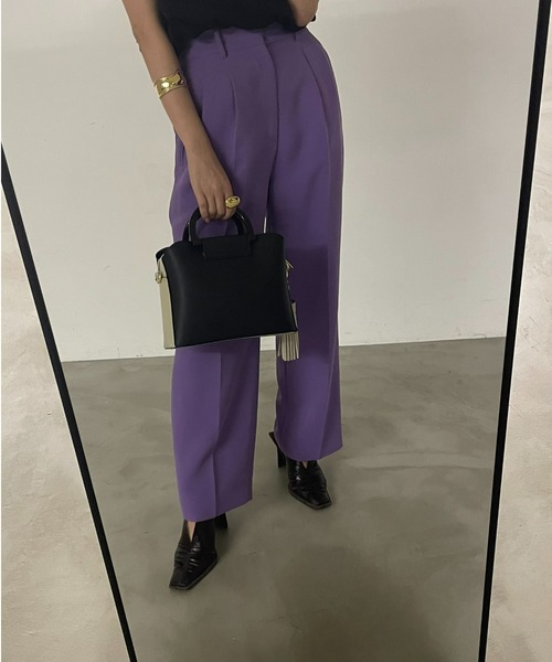 AIC.（エーアイシー）の「【再入荷】タッセル付きショルダーミニバッグ（ショルダーバッグ・レディース・ブラック/オフホワイト/ピンク/ブルー・FREE）」の14枚目の写真