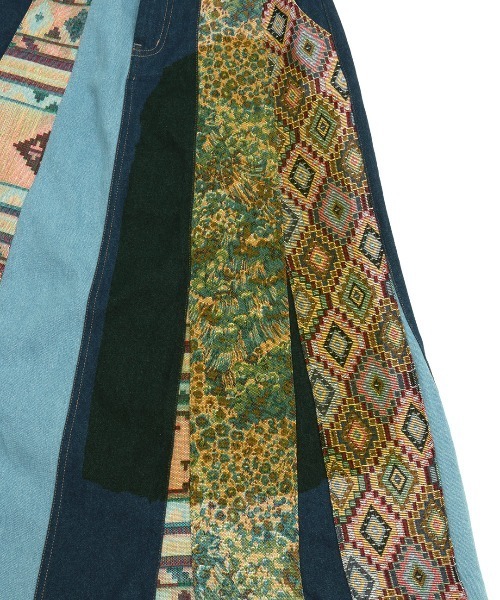 チチカカ(チチカカ)の「リメイクパッチスカート(スカート・レディース・ブルー/カーキ/アイボリー・LARGE/MEDIUM)」の20枚目の写真