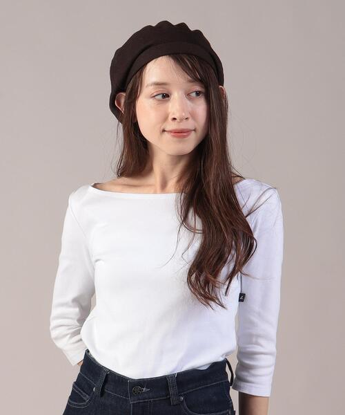 agnes b.(アニエスベー)の「KA70 CHAPEAU ウールベレー(ハンチング/ベレー帽・レディース・ブラウン系その他・UNI)」の5枚目の写真