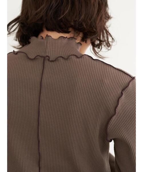 earth music&ecology（アースミュージックアンドエコロジー）の「リブメローカットソー＊（その他トップス・レディース・ブラック/ブルー/アイボリー/モカ・S/M）」の10枚目の写真