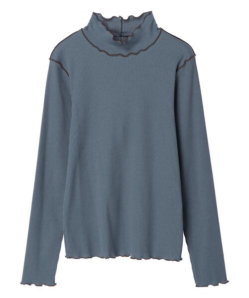 earth music&ecology（アースミュージックアンドエコロジー）の「リブメローカットソー＊（その他トップス・レディース・ブラック/ブルー/アイボリー/モカ・S/M）」の13枚目の写真