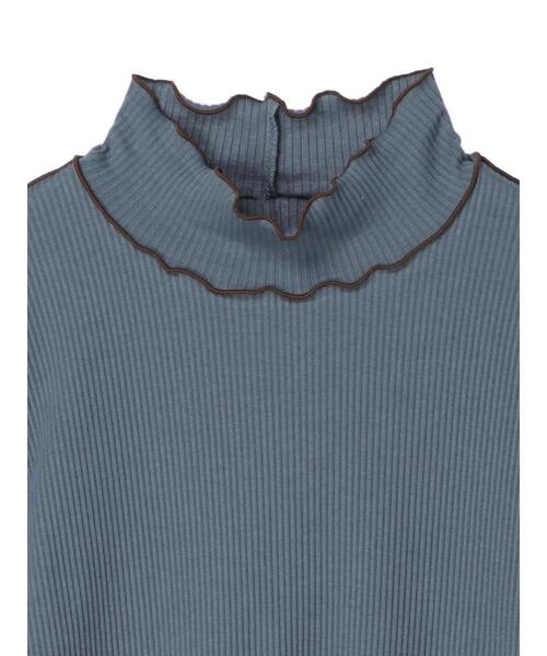 earth music&ecology（アースミュージックアンドエコロジー）の「リブメローカットソー＊（その他トップス・レディース・ブラック/ブルー/アイボリー/モカ・S/M）」の15枚目の写真