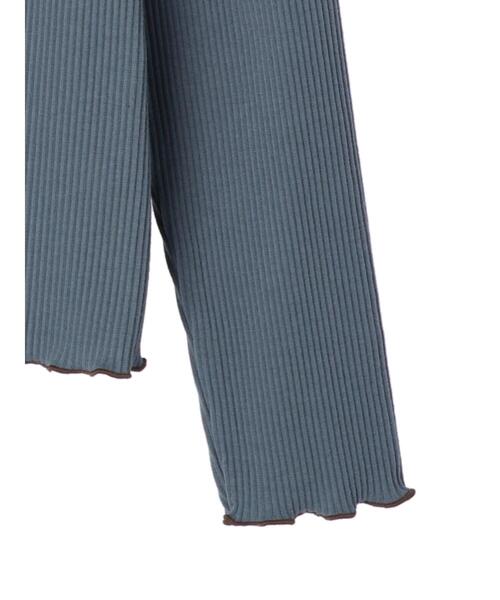 earth music&ecology（アースミュージックアンドエコロジー）の「リブメローカットソー＊（その他トップス・レディース・ブラック/ブルー/アイボリー/モカ・S/M）」の16枚目の写真