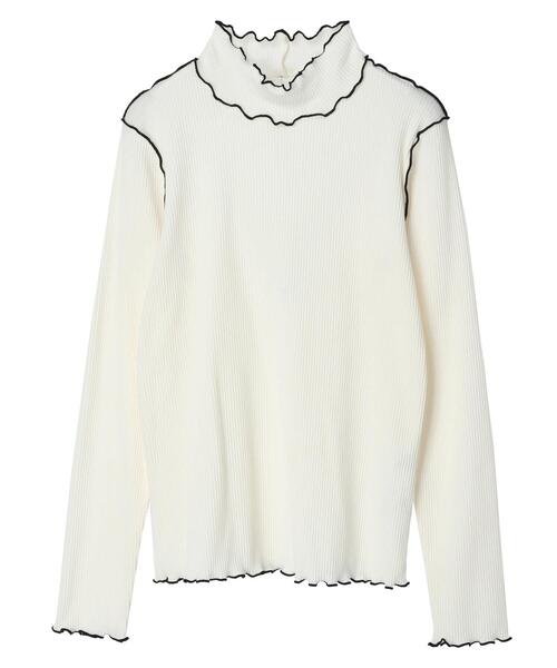 earth music&ecology（アースミュージックアンドエコロジー）の「リブメローカットソー＊（その他トップス・レディース・ブラック/ブルー/アイボリー/モカ・S/M）」の20枚目の写真