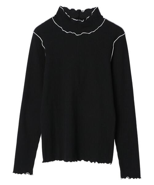 earth music&ecology（アースミュージックアンドエコロジー）の「リブメローカットソー＊（その他トップス・レディース・ブラック/ブルー/アイボリー/モカ・S/M）」の21枚目の写真