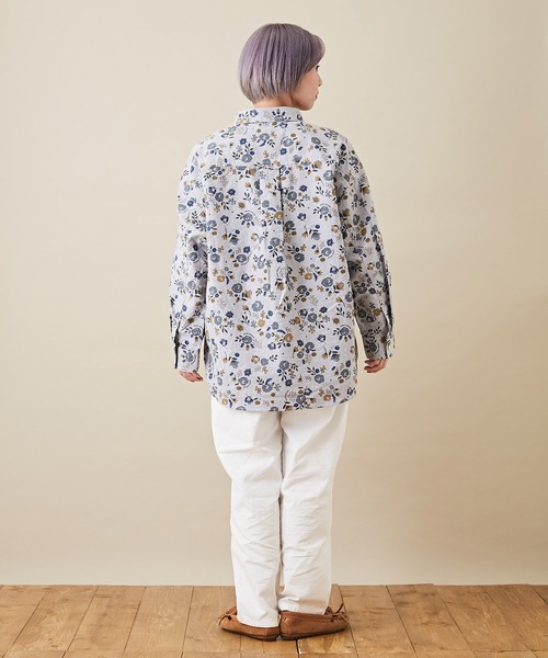 CUBE SUGAR（キューブシュガー）の「ピーチツイル ウエストゴム 無地 ワークパンツ（その他パンツ・レディース・ホワイト/ブラック/ナチュラル/サックスブルー/イエロー/オレンジ・M）」の17枚目の写真