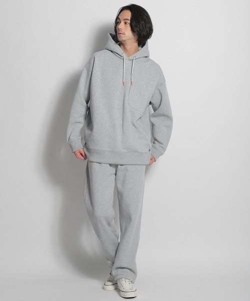 niko and...（ニコアンド）の「速乾裏パイル起毛パーカー（パーカー・メンズ・アイボリー/ライトグレー/グリーン・MEDIUM/LARGE）」の13枚目の写真