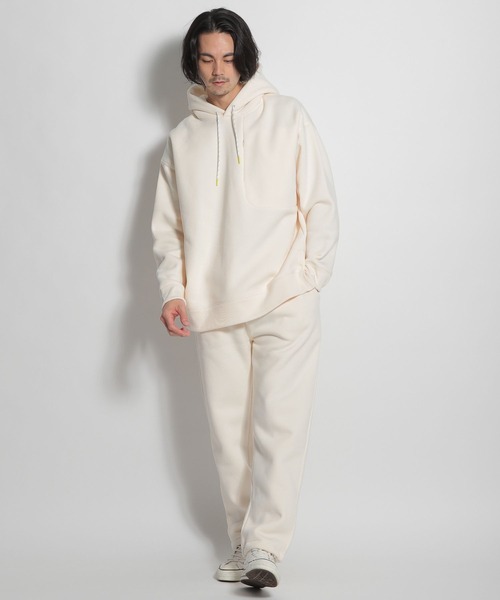 niko and...（ニコアンド）の「速乾裏パイル起毛パーカー（パーカー・メンズ・アイボリー/ライトグレー/グリーン・MEDIUM/LARGE）」の16枚目の写真