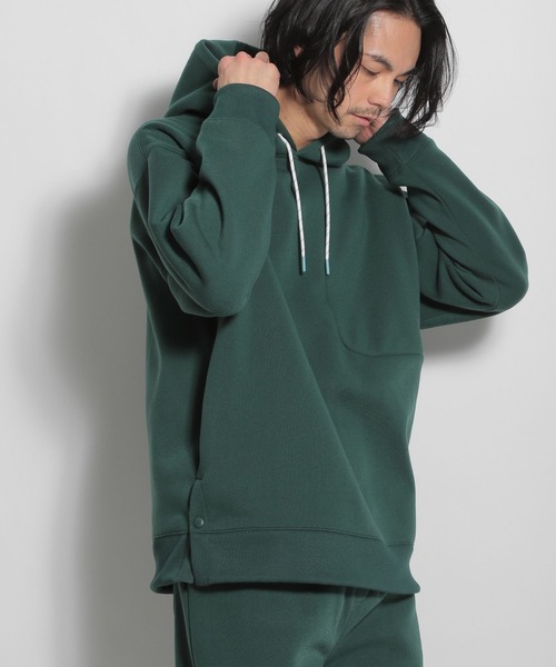 niko and...（ニコアンド）の「速乾裏パイル起毛パーカー（パーカー・メンズ・アイボリー/ライトグレー/グリーン・MEDIUM/LARGE）」の11枚目の写真