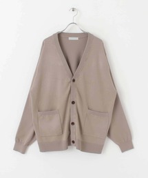 『ユニセックス』ストレッチVネックカーディガン