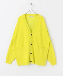 『ユニセックス』ストレッチVネックカーディガン