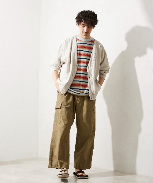 JOURNAL STANDARD relume(ジャーナルスタンダード レリューム)の「【HOUSE HOLD / ハウスホールド】イージーワイドカーゴパンツ(カーゴパンツ・メンズ・ブラック/カーキ/ホワイト・2/4/3)」の17枚目の写真