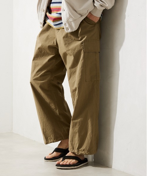 JOURNAL STANDARD relume(ジャーナルスタンダード レリューム)の「【HOUSE HOLD / ハウスホールド】イージーワイドカーゴパンツ(カーゴパンツ・メンズ・ブラック/カーキ/ホワイト・2/4/3)」の19枚目の写真