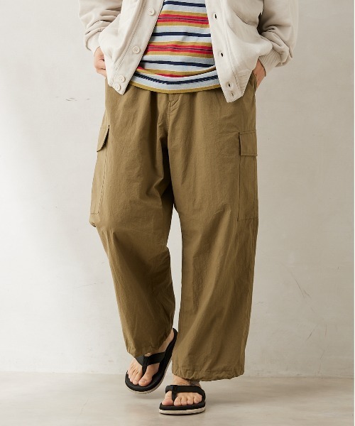 JOURNAL STANDARD relume(ジャーナルスタンダード レリューム)の「【HOUSE HOLD / ハウスホールド】イージーワイドカーゴパンツ(カーゴパンツ・メンズ・ブラック/カーキ/ホワイト・2/4/3)」の18枚目の写真