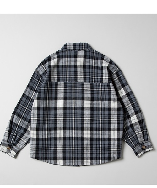 ROXY（ロキシー）の「PLAID SHIRTS/ロキシーチェックシャツ（シャツ/ブラウス・レディース・ブラック/バーガンディー・MEDIUM/LARGE）」の4枚目の写真