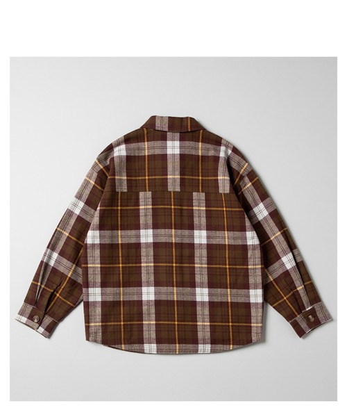 ROXY（ロキシー）の「PLAID SHIRTS/ロキシーチェックシャツ（シャツ/ブラウス・レディース・ブラック/バーガンディー・MEDIUM/LARGE）」の10枚目の写真