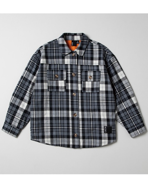 ROXY（ロキシー）の「PLAID SHIRTS/ロキシーチェックシャツ（シャツ/ブラウス・レディース・ブラック/バーガンディー・MEDIUM/LARGE）」の5枚目の写真