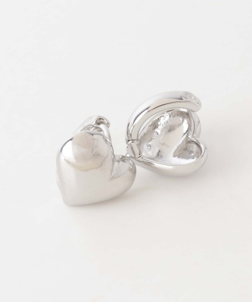 SMELLY（スメリー）の「ハートワンタッチピアス（ピアス（両耳用）・レディース・ゴールド/シルバー・-）」の11枚目の写真