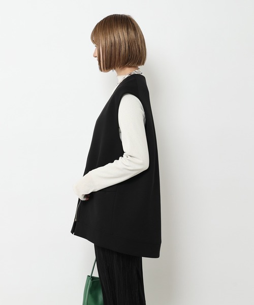 RIVE DROITE（リヴドロワ）の「WEB限定/ダンボールZIPベスト（ベスト・レディース・ブラック・FREE）」の4枚目の写真