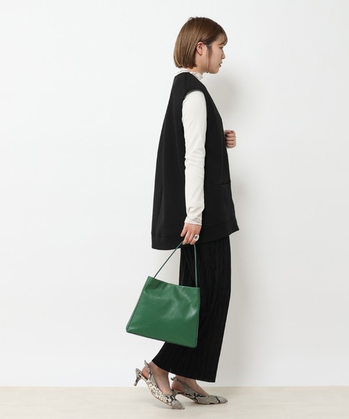 RIVE DROITE（リヴドロワ）の「WEB限定/ダンボールZIPベスト（ベスト・レディース・ブラック・FREE）」の6枚目の写真