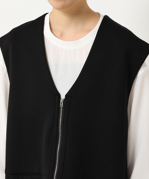 RIVE DROITE（リヴドロワ）の「WEB限定/ダンボールZIPベスト（ベスト・レディース・ブラック・FREE）」の11枚目の写真