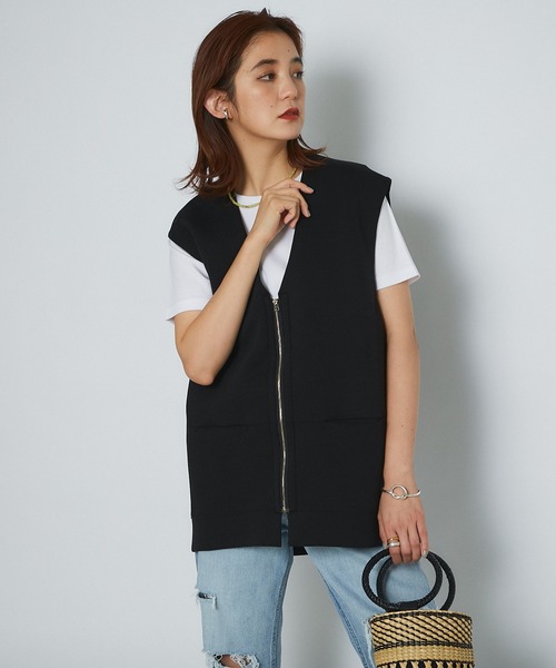 RIVE DROITE（リヴドロワ）の「WEB限定/ダンボールZIPベスト（ベスト・レディース・ブラック・FREE）」の21枚目の写真