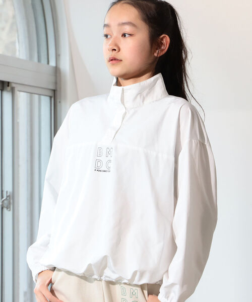 B:MING by BEAMS(ビーミングバイビームス)の「B:MING by BEAMS / ロゴプリント プルオーバー ブルゾン(130~160cm)(ブルゾン・キッズ・ホワイト/ブラック・130/160/140/150)」の14枚目の写真