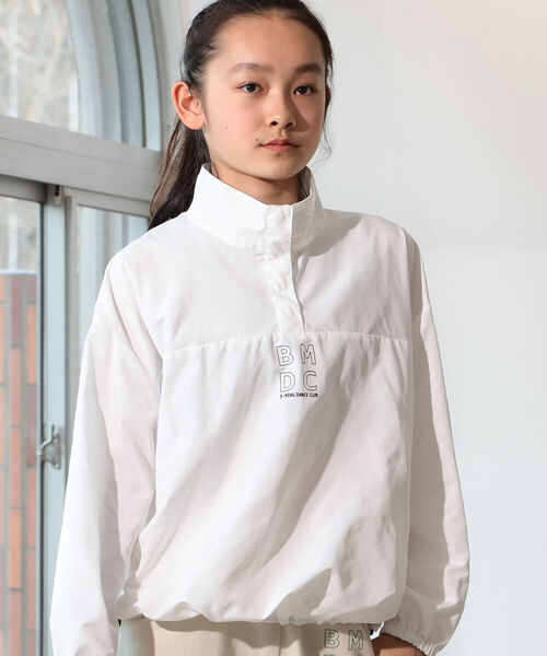 B:MING by BEAMS(ビーミングバイビームス)の「B:MING by BEAMS / ロゴプリント プルオーバー ブルゾン(130~160cm)(ブルゾン・キッズ・ホワイト/ブラック・130/160/140/150)」の15枚目の写真