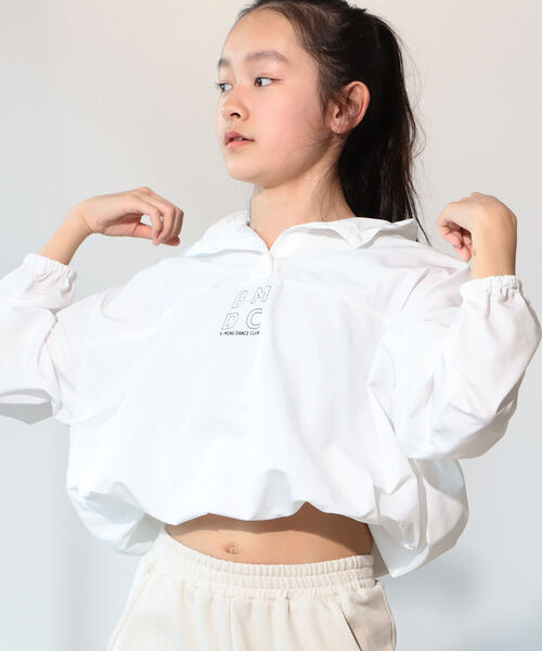 B:MING by BEAMS(ビーミングバイビームス)の「B:MING by BEAMS / ロゴプリント プルオーバー ブルゾン(130~160cm)(ブルゾン・キッズ・ホワイト/ブラック・130/160/140/150)」の18枚目の写真