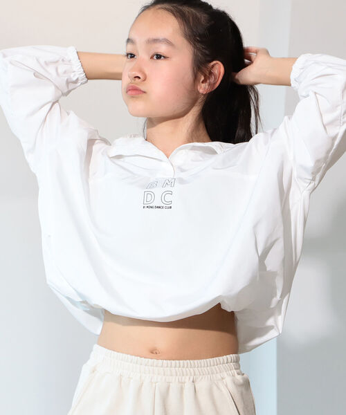 B:MING by BEAMS(ビーミングバイビームス)の「B:MING by BEAMS / ロゴプリント プルオーバー ブルゾン(130~160cm)(ブルゾン・キッズ・ホワイト/ブラック・130/160/140/150)」の19枚目の写真