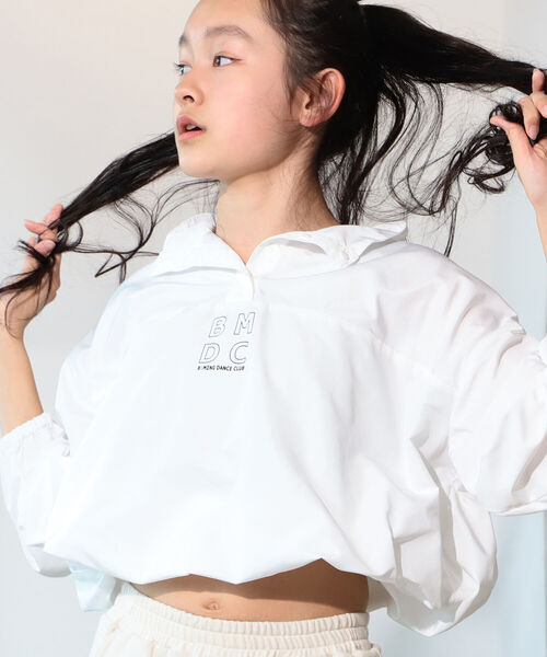 B:MING by BEAMS(ビーミングバイビームス)の「B:MING by BEAMS / ロゴプリント プルオーバー ブルゾン(130~160cm)(ブルゾン・キッズ・ホワイト/ブラック・130/160/140/150)」の20枚目の写真
