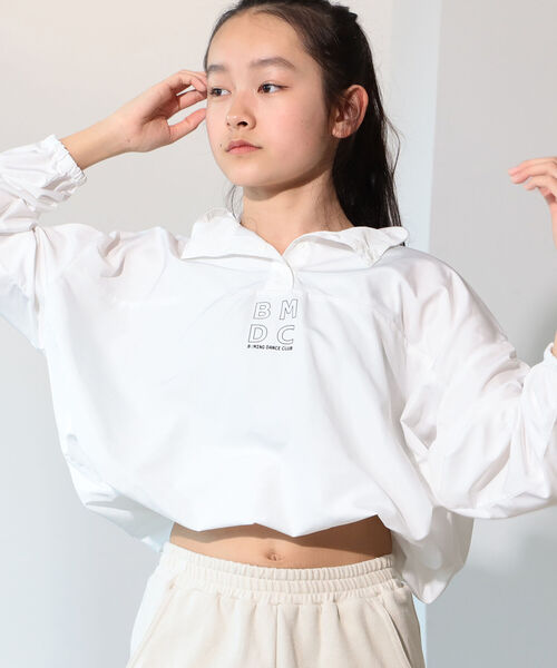 B:MING by BEAMS(ビーミングバイビームス)の「B:MING by BEAMS / ロゴプリント プルオーバー ブルゾン(130~160cm)(ブルゾン・キッズ・ホワイト/ブラック・130/160/140/150)」の22枚目の写真