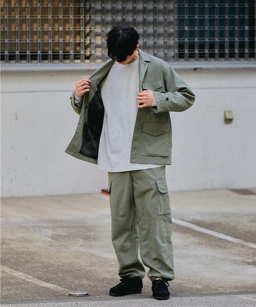 green label relaxing(グリーンレーベルリラクシング)の「TW リップストップ M64 カーゴパンツ -ウォッシャブル-(カーゴパンツ・メンズ・ブラック/オリーブ・M/S/XL/L)」の15枚目の写真