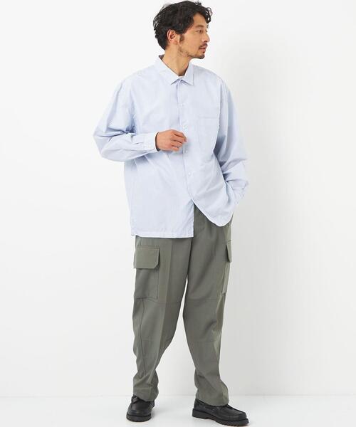 green label relaxing(グリーンレーベルリラクシング)の「TW リップストップ M64 カーゴパンツ -ウォッシャブル-(カーゴパンツ・メンズ・ブラック/オリーブ・M/S/XL/L)」の8枚目の写真
