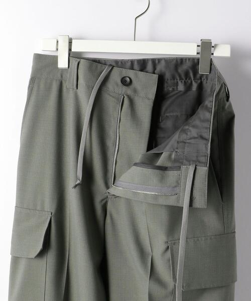 green label relaxing(グリーンレーベルリラクシング)の「TW リップストップ M64 カーゴパンツ -ウォッシャブル-(カーゴパンツ・メンズ・ブラック/オリーブ・M/S/XL/L)」の12枚目の写真