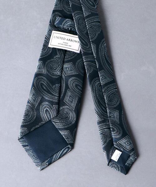 STEPHEN WALTERS（スティーブンウォルターズ）の「＜Stephen Walters（スティーブン ウォルターズ）＞ 2トーン ペイズリー タイ（ネクタイ・メンズ・ダークグレー/ダークブラウン/コバルトブルー/パープル・FREE）」の6枚目の写真