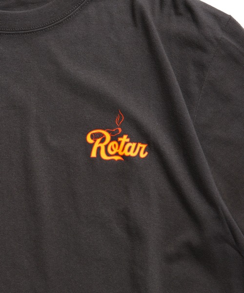 ROTAR（ローター）の「Rotar tobacco 1p Tee（Tシャツ/カットソー・メンズ・バーガンディー/スミクロ/オフホワイト・X-LARGE/MEDIUM/LARGE/SMALL）」の2枚目の写真